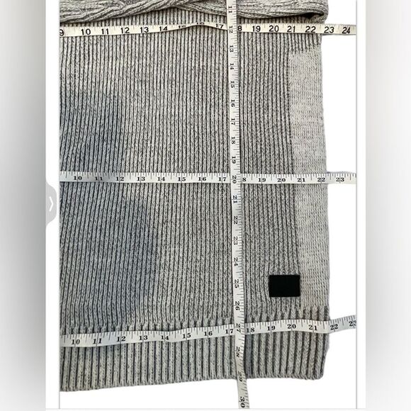 Projek Raw Mens Sweater Gray Quarter Zip Pullover Ribbed Size XXL Cotton Blend - Picture 10 of 14